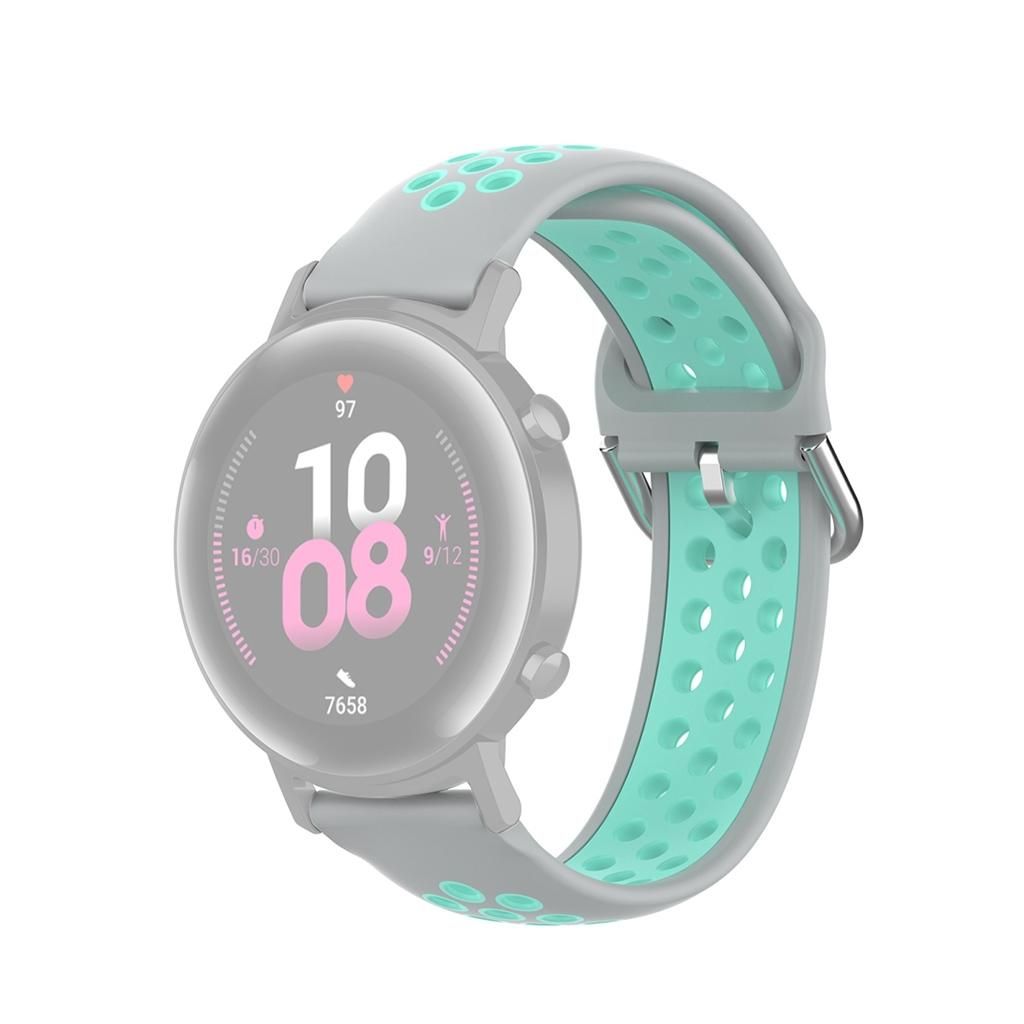 22mm For Huawei Watch GT2e/GT/GT2 46MM Fashion Inner Buckle Silicone Strap (Grey duck)