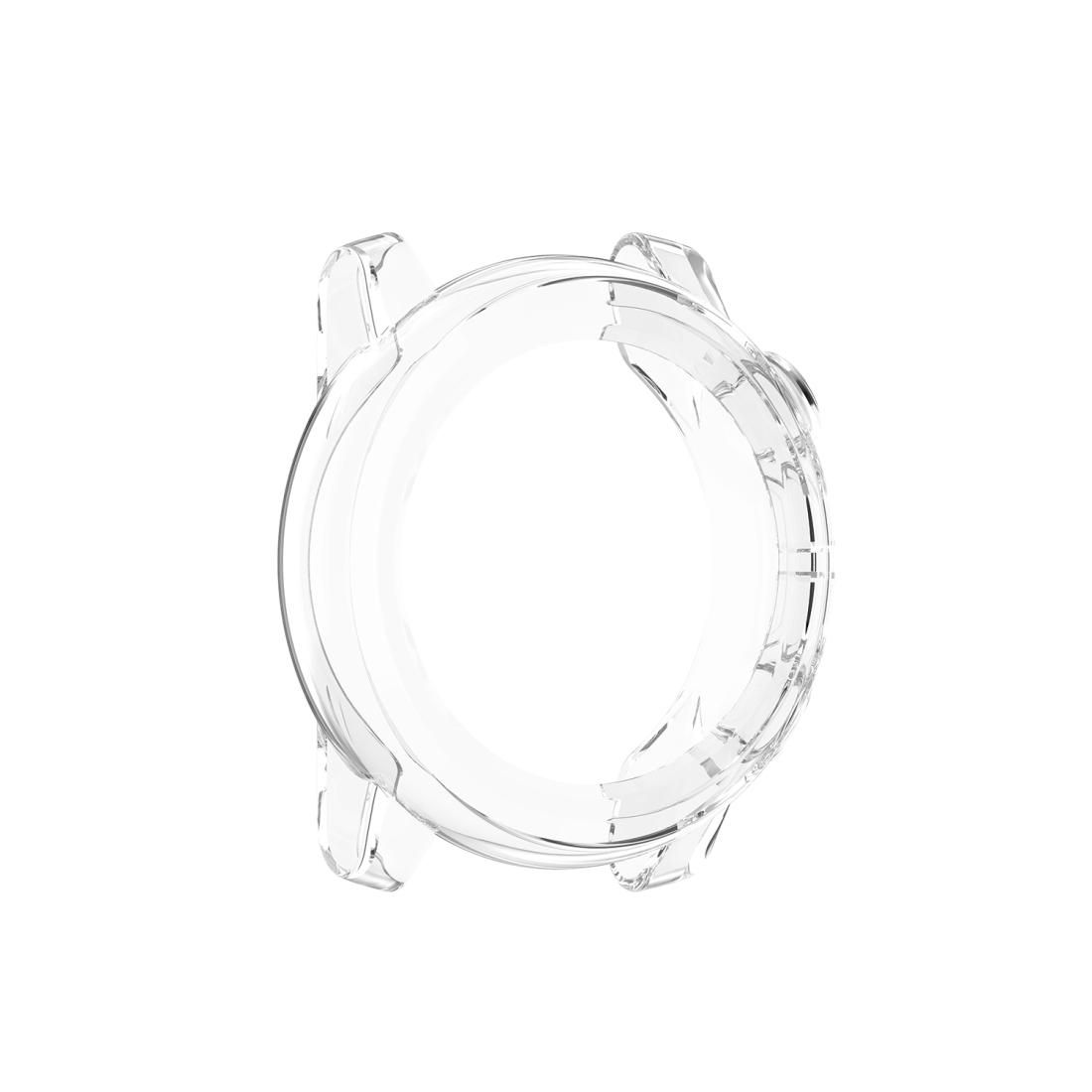 For Amazfit 3 Transparent TPU Silicone Watch Case (Transparent Blue)