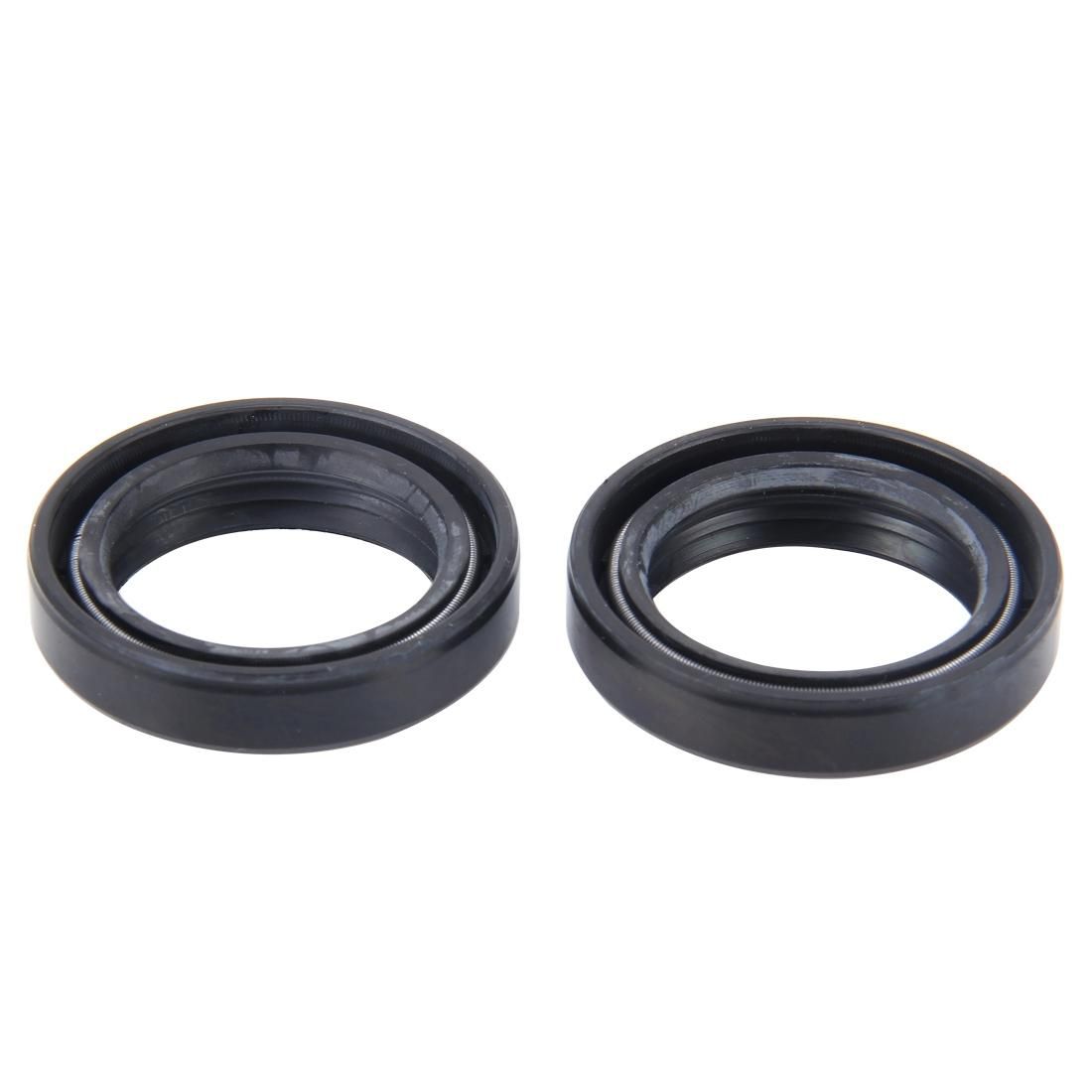 2 PCS Motorcycle Rubber Front Fork Damper Oil Seal Kit for CG125B/XF