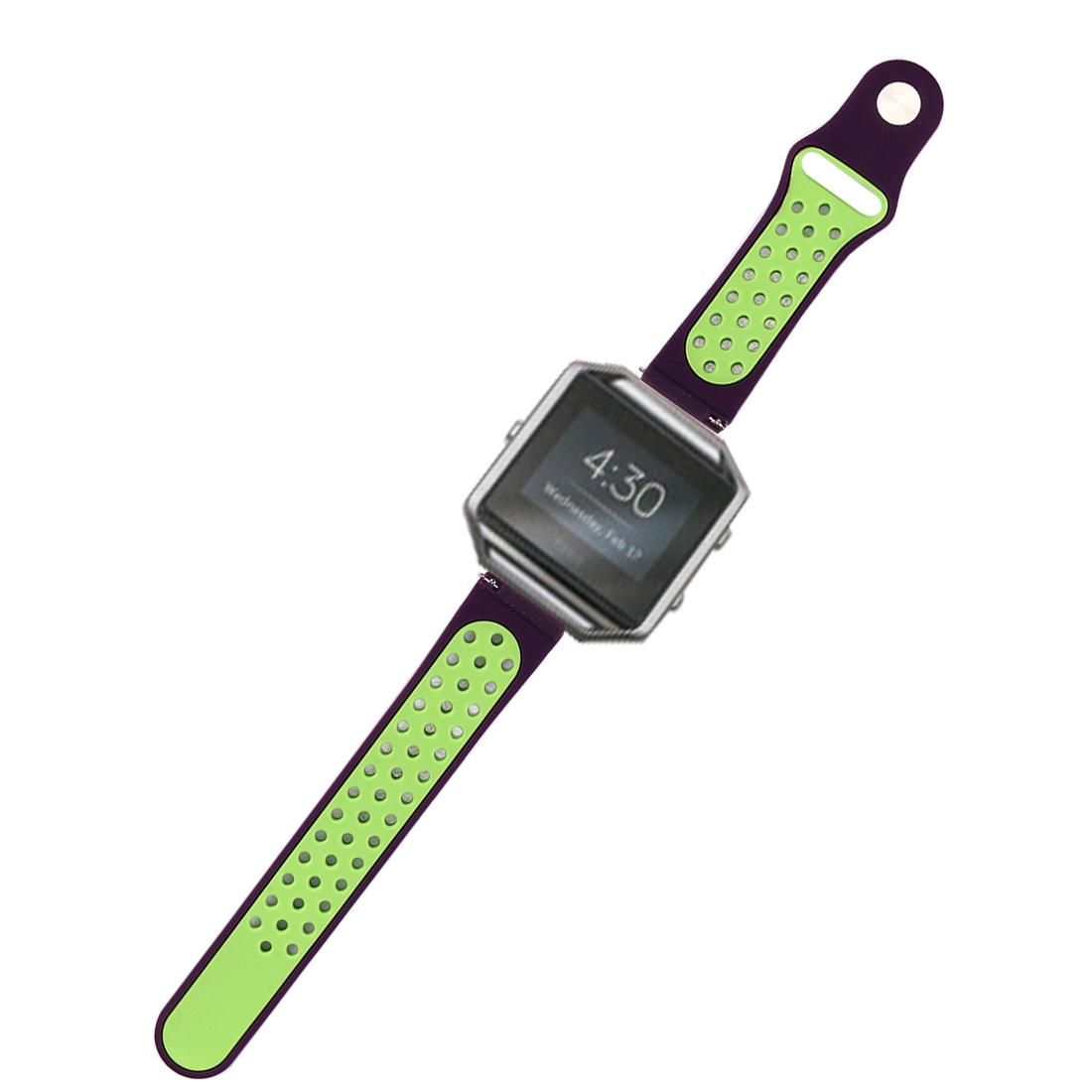 For Fitbit Blaze Watch Silicone Watchband, Length: about 24.2cm (Style6)