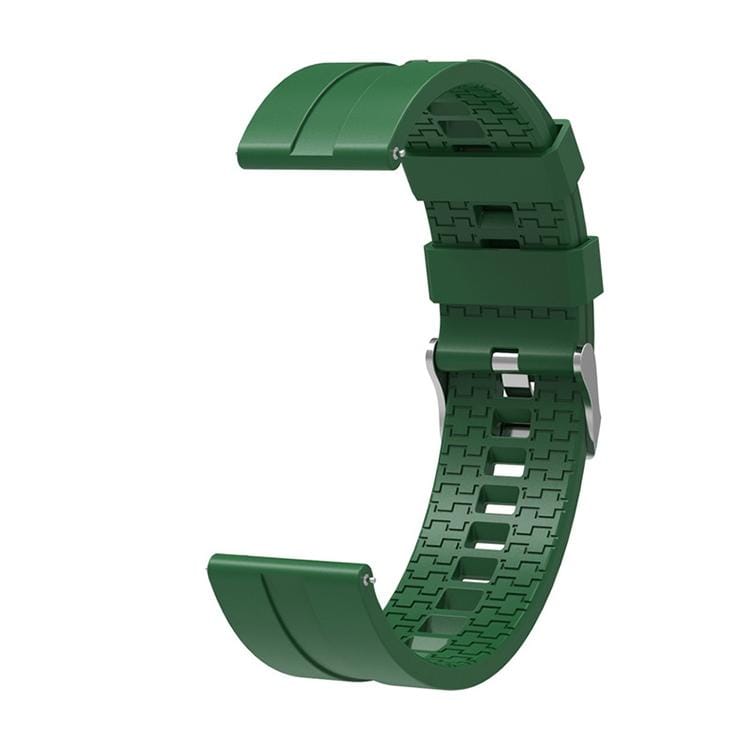 Suitable For Xiaomi Haylou Solar Watch Silicone Strap Length: 21cm (green)