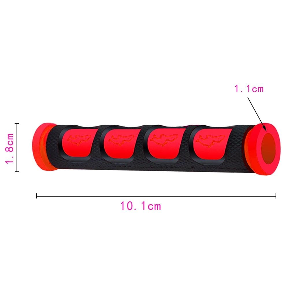 2 PCS Motorcycle Modification Accessories PVC Horn ShapeHand Grip Cover Handlebar Set (Yellow)