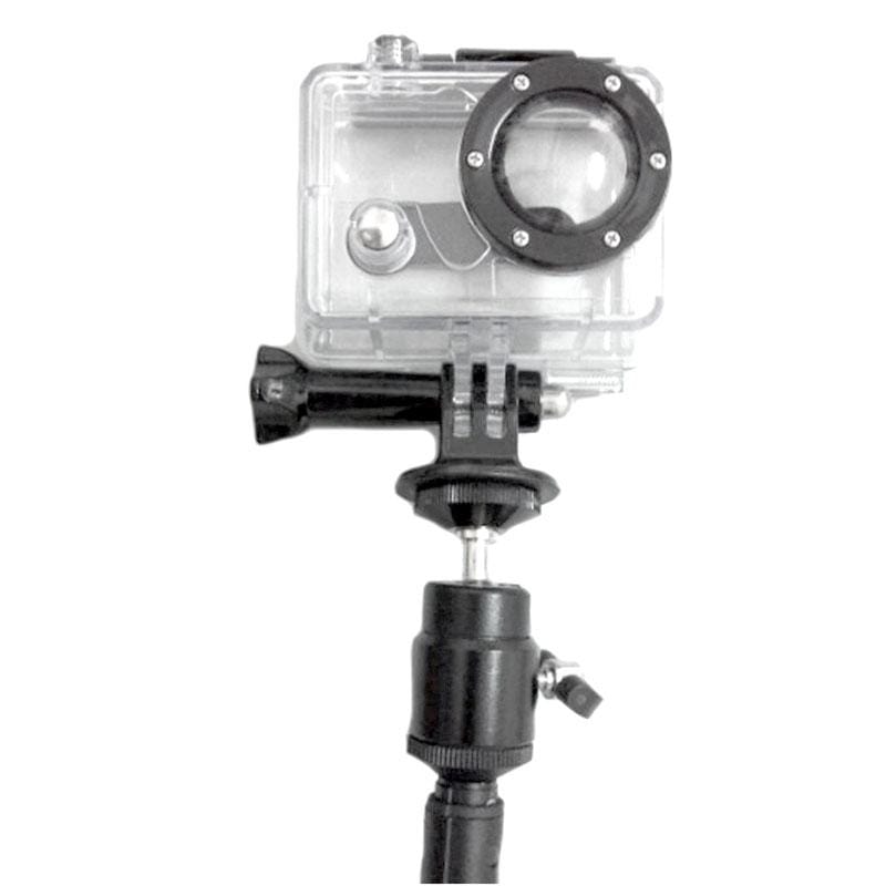 Sponge & Aluminum Alloy Self-Timer Bracket with Cradle Head for Gopro HERO4 / 3+ / 3 / 2 (Black)
