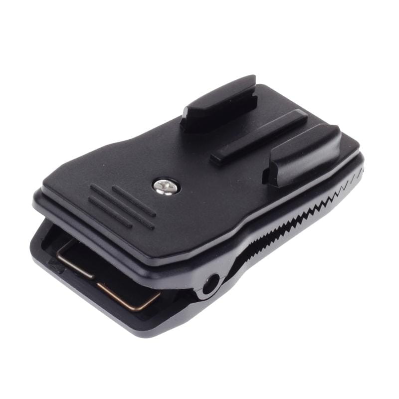 360 Degree Rotation J Shape Backpack Hat Clip Fast Clamp Mount for Xiaomi Yi Sport Camera