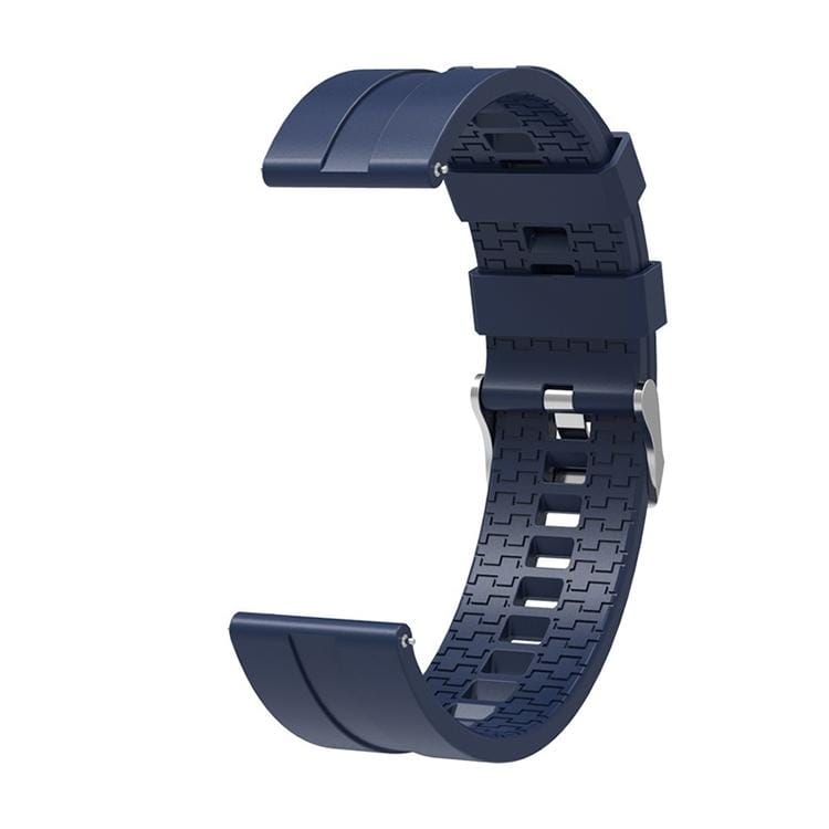Suitable For Xiaomi Haylou Solar Watch Silicone Strap Length: 21cm (mazarine)