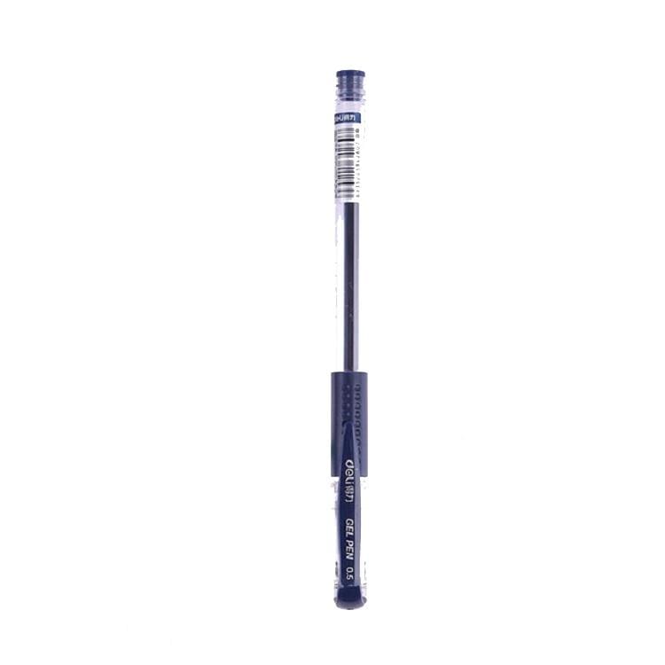 24 PCS Deli 6600ES Gel Pen Student Office Stationery Water-based Pen Blue Black Red Pen Signature Pen (Blue)