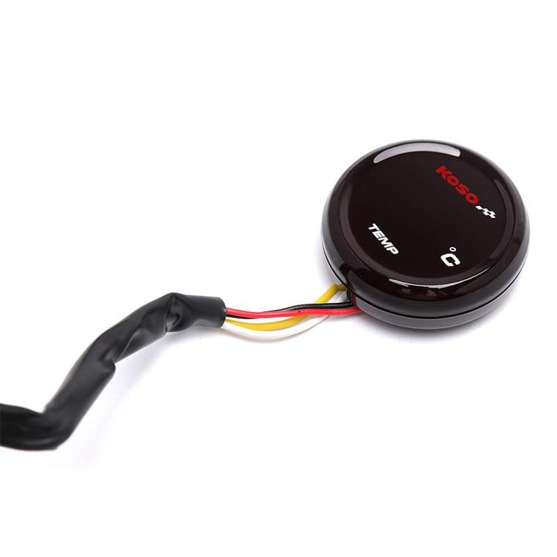 Motorcycle Universal Thermometer Smok Instrument Modification for Harley Battle Pedal in Koso Light Source (Red Black)