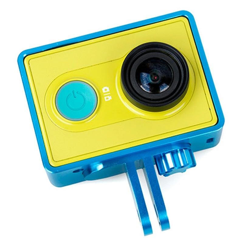 TMC Lightweight CNC Aluminum Frame Mount Housing for XiaoMi YI Sport Camera (Blue)