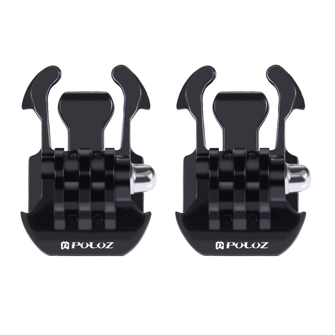 2 PCS PULUZ Horizontal Surface Quick Release Buckle for GoPro HERO9 Black / HERO8 Black / HERO7 /6 /5 /5 Session /4 Session /4 /3+ /3 /2 /1, Xiaoyi and Other Action Cameras
