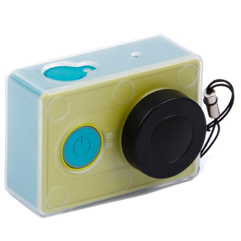 Ultrathin Transparent Protective Case with Lens Cap Cover for Xiaoyi Sport Camera (Transparent)