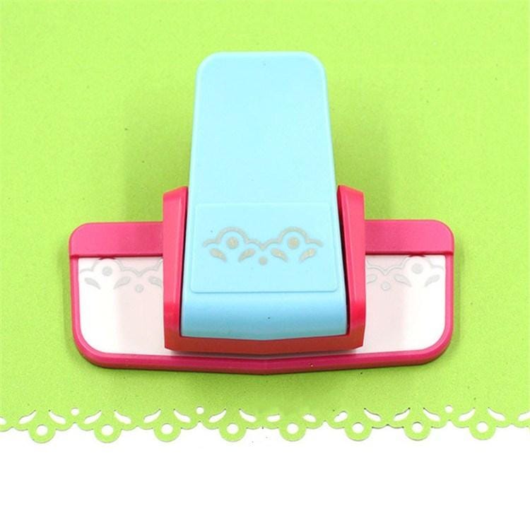 Hollow Lace Blank Holder Embossing Device Kindergarten Handmade DIY Production Materials (Wisteria)