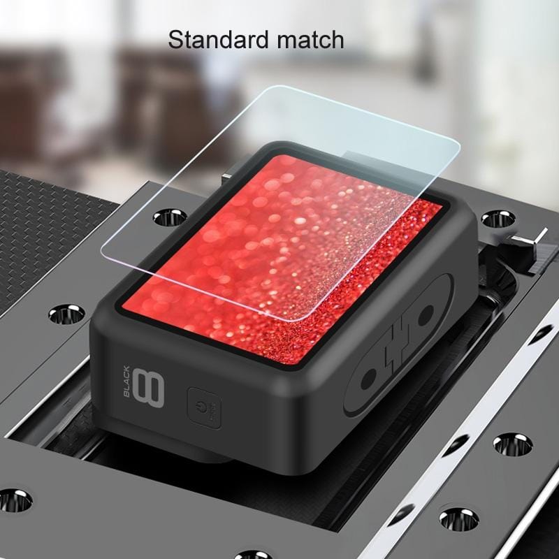 For GoPro HERO8 Black Lens + LCD Display Tempered Glass Film (Transparent)