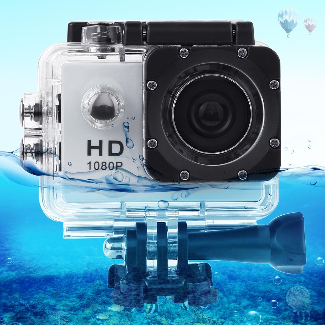 SJ4000 Full HD 1080P 1.5 inch LCD Sports Camcorder with Waterproof Case, 12.0 Mega CMOS Sensor, 30m Waterproof (White)