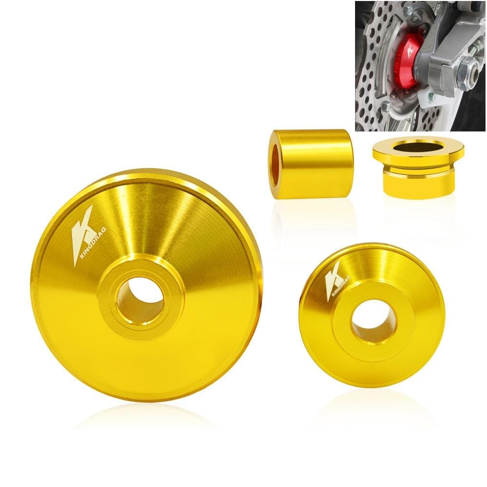 4 in 1 Motorcycle Modification Accessories Aluminum Alloy Hub Cove Set (Gold)