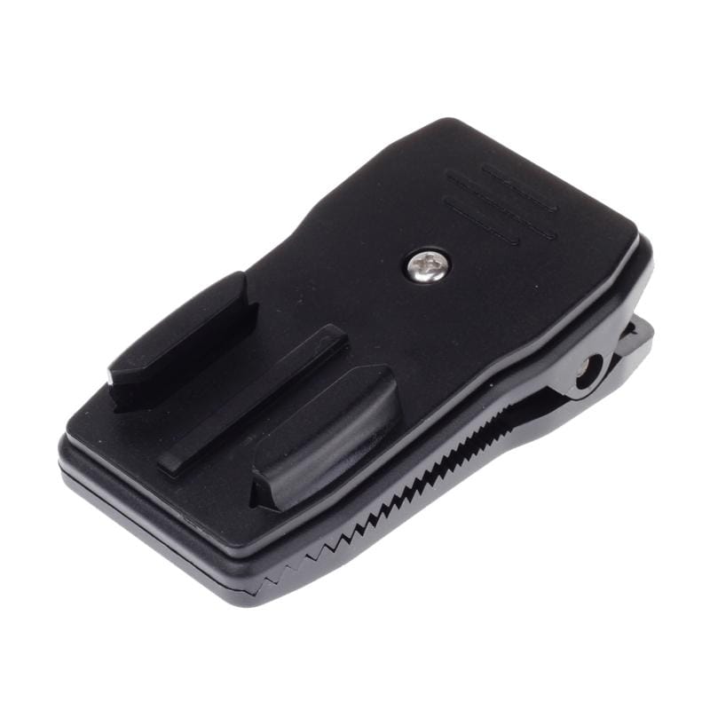360 Degree Rotation J Shape Backpack Hat Clip Fast Clamp Mount for Xiaomi Yi Sport Camera