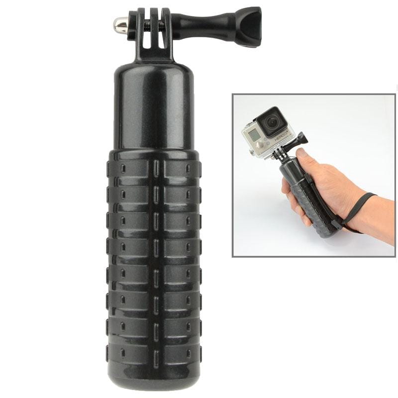 Bobber Floating Hand Grip Handheld Mount with Wrist Strap + Screw for GoPro  NEW HERO /HERO6   /5 /5 Session /4 Session /4 /3+ /3 /2 /1, Xiaoyi and Other Action Cameras (Blue)