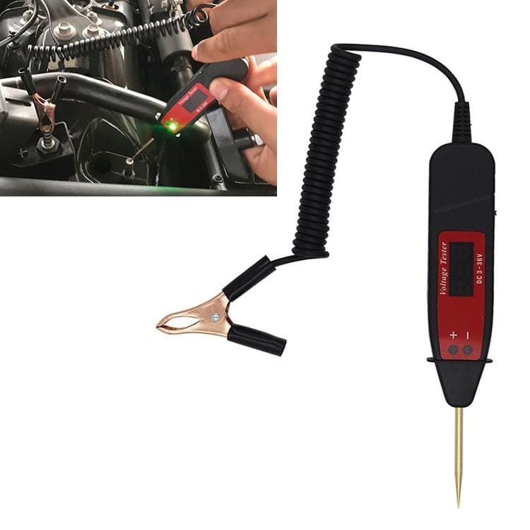 Car 2 in 1 Digital Display Diagnostic Tool Voltage Tester Circuit Detect