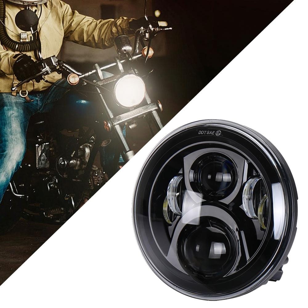 7 inch Round LED Motorcycle Headlight Modified Spotlight for Honda (Style1)