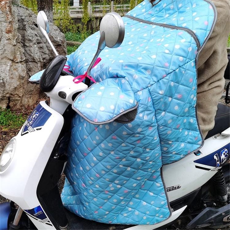 Summer Motorcycle Waterproof Windshield Covered Sunshade (Little Blue)