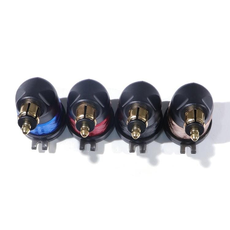 German EU Plug Special Motorcycle Elbow Charger Dual USB Voltmeter 4.2A Charger, Shell Color:Red (Green Light)