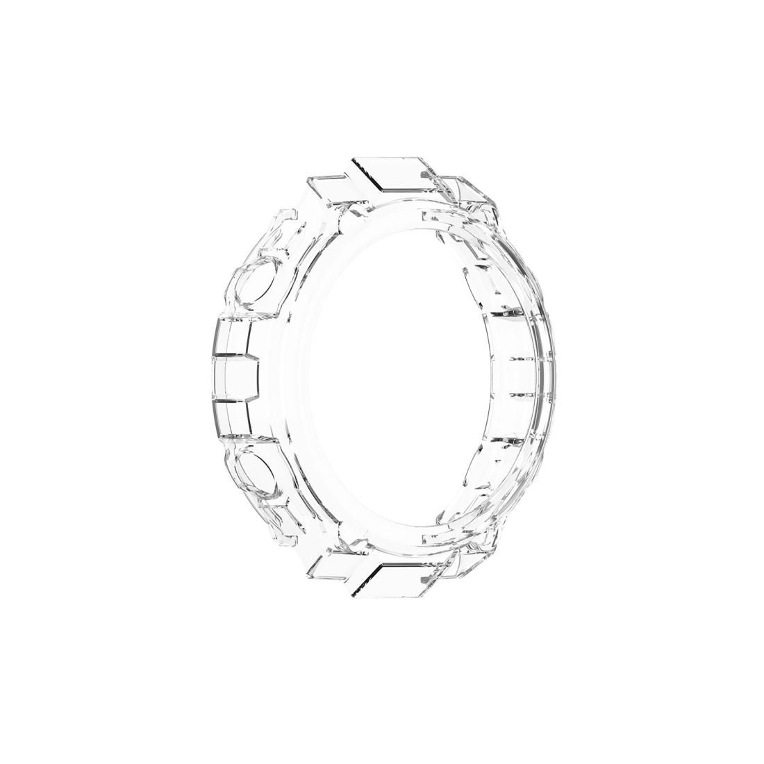 For Huami Amazfit T-Rex A1918 Tyrannosaurus TPU Watch Case (Transparent Orange)