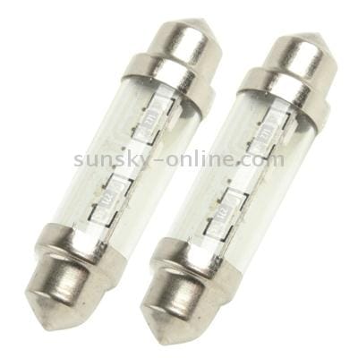 41mm Day White 8 LED 3528 SMD Car Signal Light Bulb