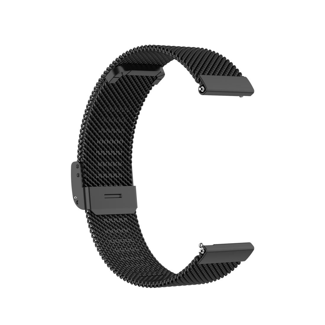 For Huawei GT2 42mm / Galaxy Watch 42mm /Galaxy Active2 Stainless Steel Mesh Watch Wrist Strap 20MM (Blue)