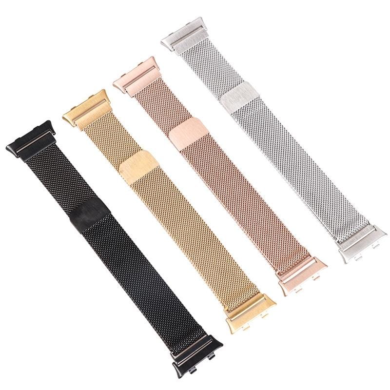 For OPPO Watch 41MM Smart Watch Milanese Stainless Steel Metal Strap (Gold)