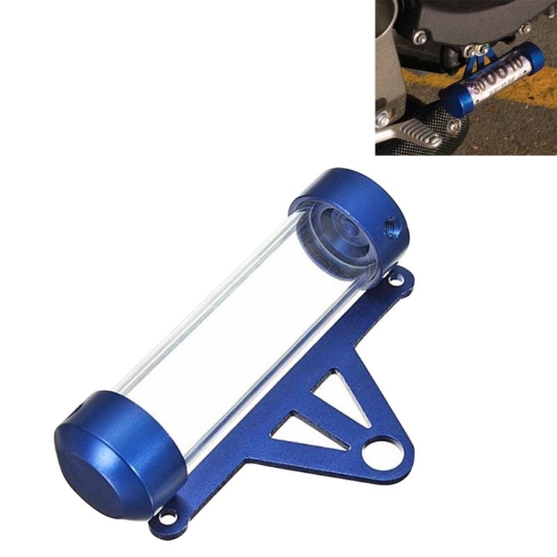 MP1001 Motorcycle Paper Car License Plate Placement Tube Waterproof Motorcycle Tax Tube Cylindrical Disc Paper Holder Air Vehicle License Plate Frame for Motorcycles (Blue)