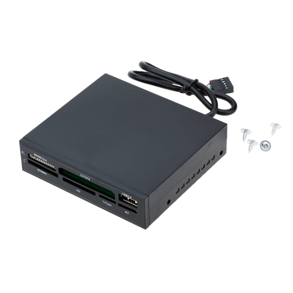 InLine All-in-1 Card Reader USB 3.0 – Liest SD, MicroSD, CF, MS & Mehr, Silber