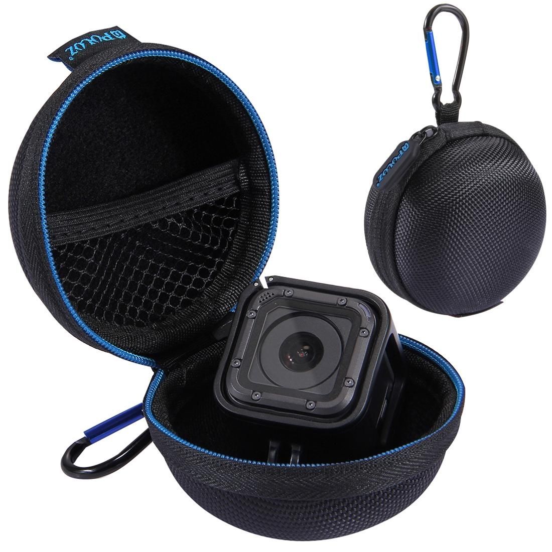 PULUZ Super Mini Storage Case Box with Carabine for GoPro HERO5 Session /4 Session / Session (Black)