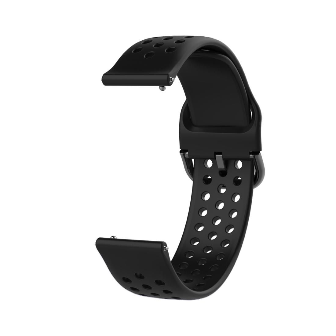 22mm For Huawei watch GT2e/GT/GT2 46MM Breathable Porous Strap with Inner Buckle (White)