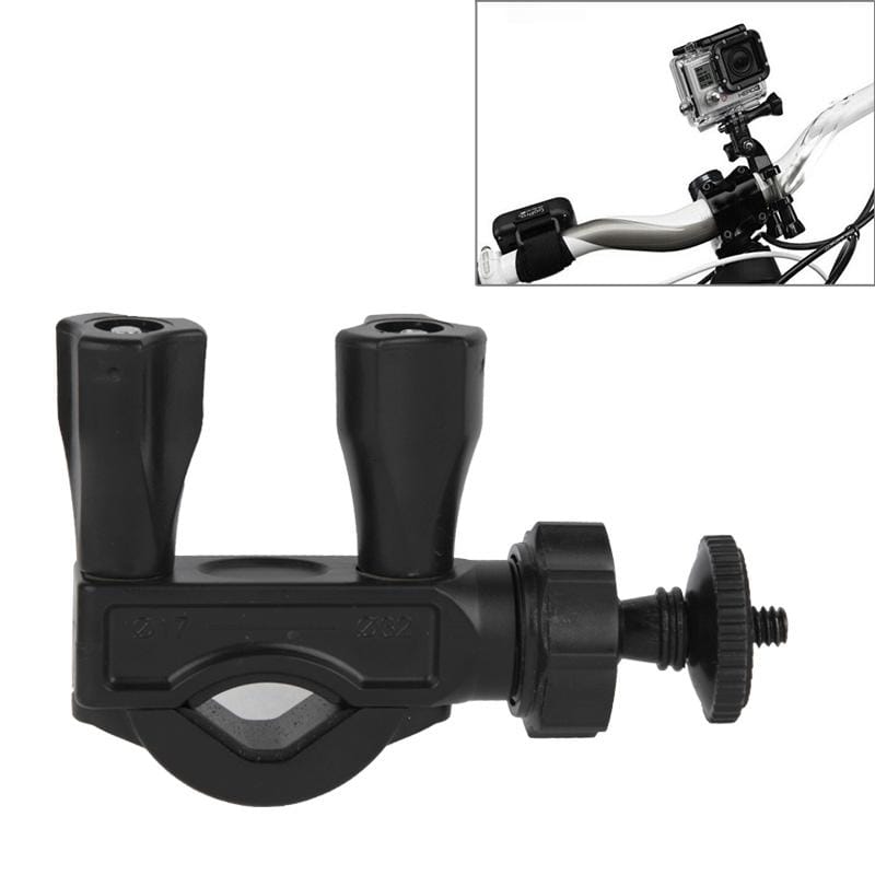 Handlebar Seatpost Pole Mount Bike Moto Bicycle Clamp for GoPro HERO9 Black / HERO8 Black /7 /6 /5 /5 Session /4 Session /4 /3+ /3 /2 /1, Xiaoyi and Other Action Cameras