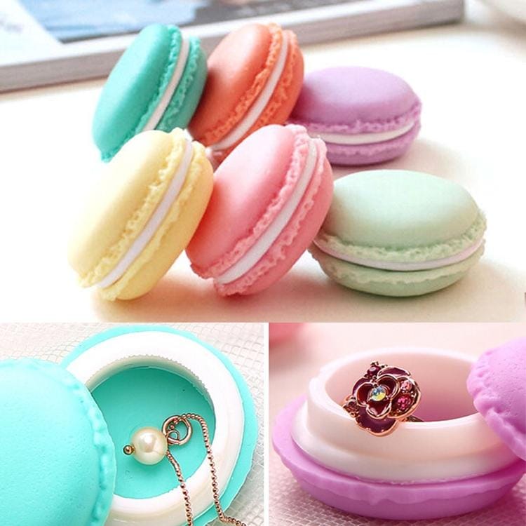 2 PCS Fashionable Macaron Storage Box  Jewelry Ring Box (Style1)