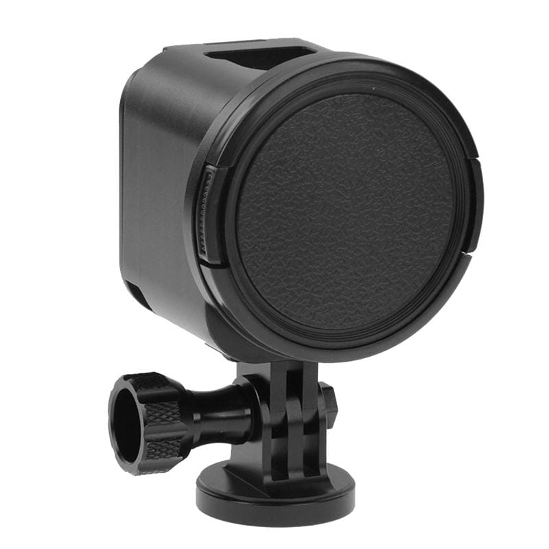 Housing Shell CNC Metal Protective Cage Kit with Metal Wrench & Lens Cap & Screw & Tripod Adapter for GoPro HERO5 Session /HERO4 Session /HERO Session