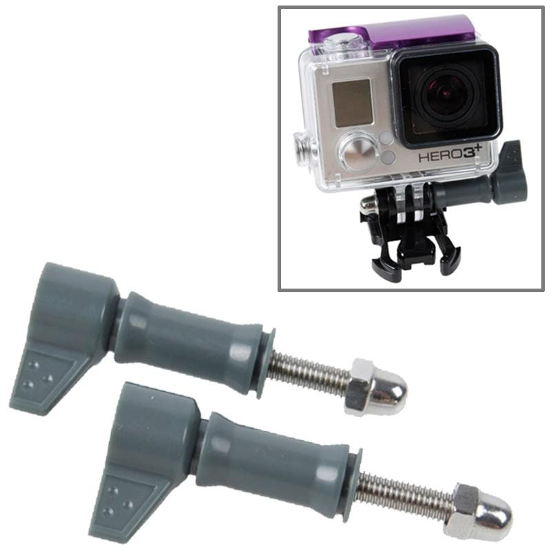 2 PCS TMC HR213 L-Shape Tighter Torque Screw for GoPro HERO4 /3+ /3 /2 (Grey)