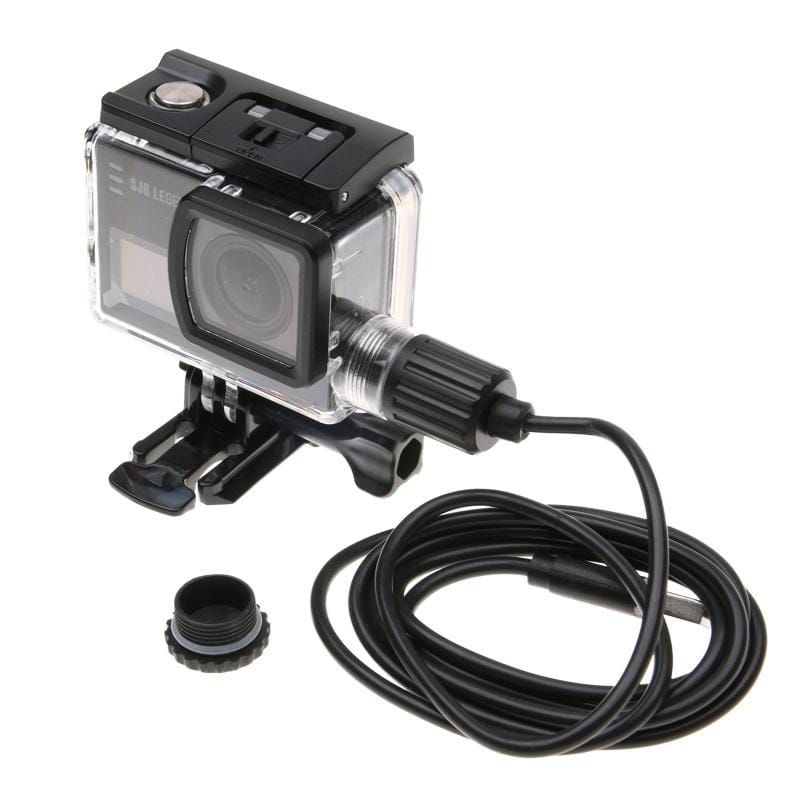 Waterproof Housing Protective Case for SJCAM SJ6 LEGEND with Car Charger Cable & Buckle Basic Mount & Screw