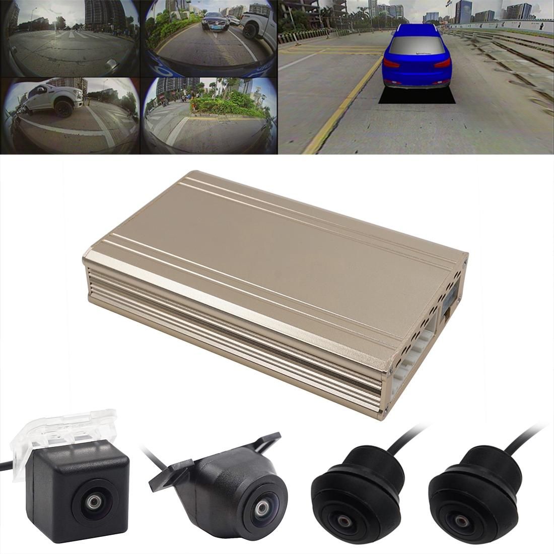 DV360-3DT 360 Seamless Surround View Digital Video Recorder Car Night Vision DVR, Support TF Card with 4 Cameras