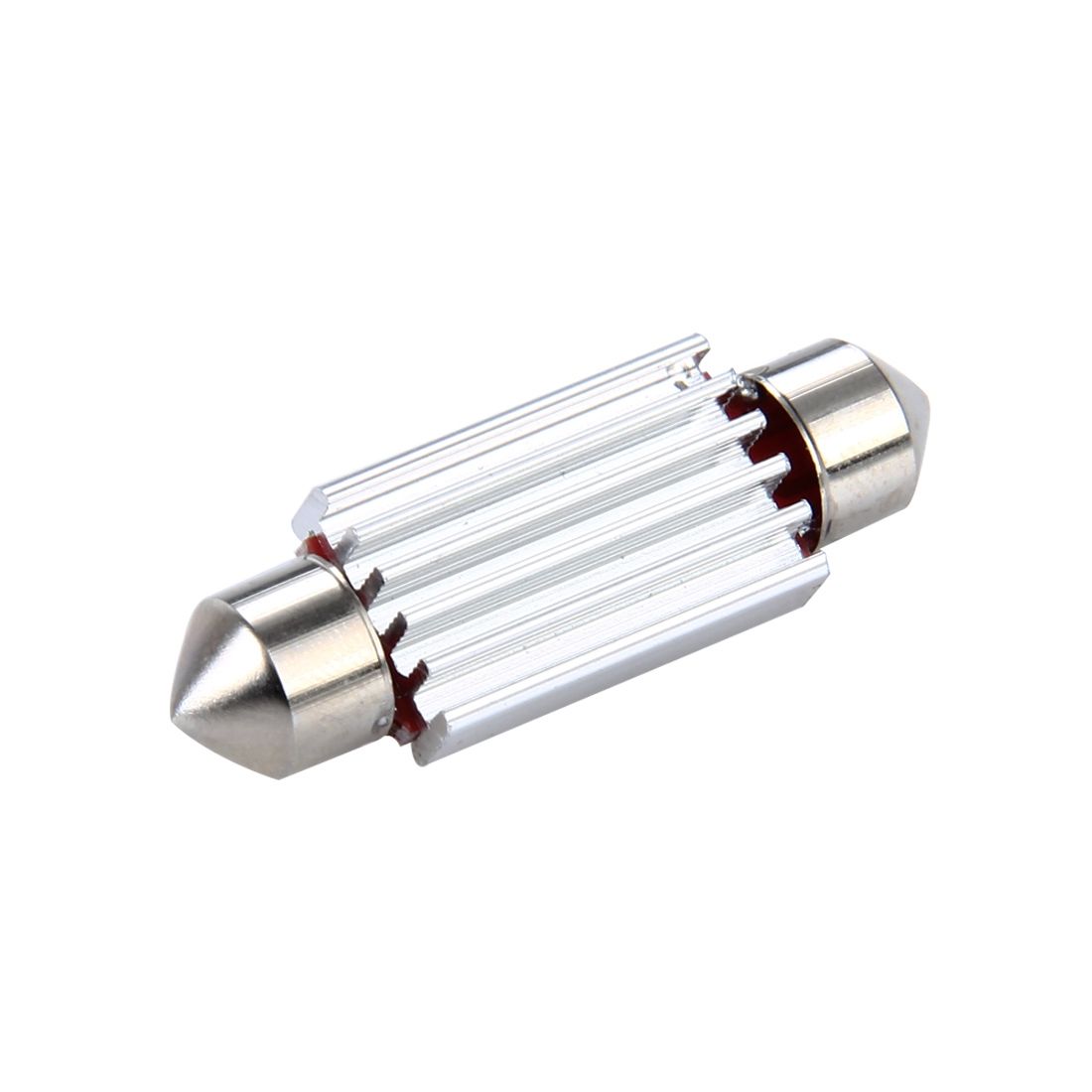 2 PCS DC 12V 3W 39MM 5730 Bicuspid Port Decoding Car Dome Lamp LED Reading Light with 6 LED Lights (White Light)