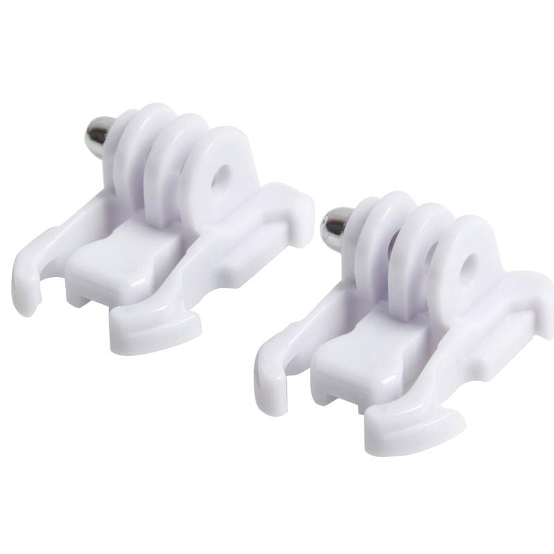 2 PCS TMC HR71 Quick Release Surface Buckle for GoPro HERO6 /5 /5 Session /4 Session /4 /3+ /3 /2 /1, Xiaoyi and Other Action Cameras (White)
