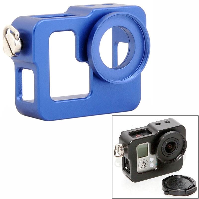 CNC Aluminium Alloy Housing Shell / Matel Protective Cage for GoPro Hero 4 / 3+ / 3, ST-121 (Style1)