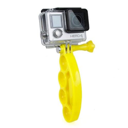 TMC HR239 Knuckles Fingers Grip with  Thumb Screw for GoPro  NEW HERO /HERO6   /5 /5 Session /4 Session /4 /3+ /3 /2 /1, Xiaoyi and Other Action Cameras (Yellow)