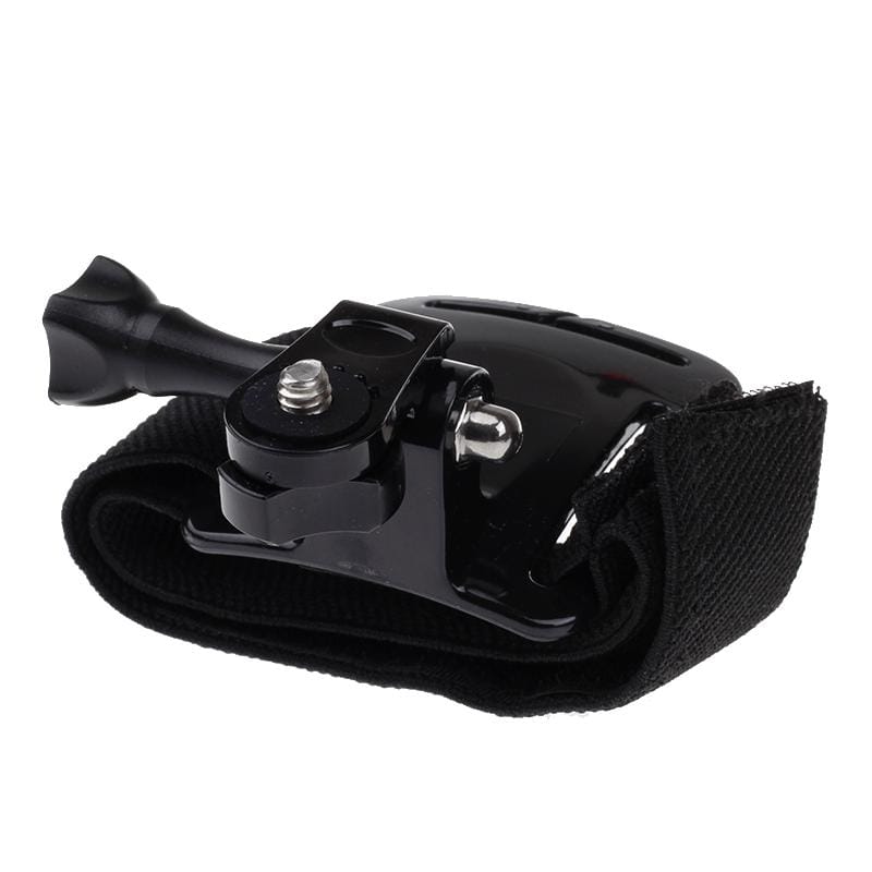 GP110 Arm Belt / Wrist Strap + Connecter Mount for GoPro  NEW HERO /HERO6   /5 /5 Session /4 Session /4 /3+ /3 /2 /1, Xiaoyi and Other Action Cameras (Black)