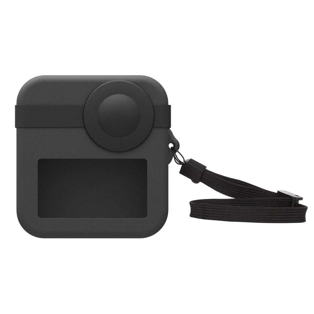 PULUZ for GoPro Max Dual Lens Caps Case + Body Silicone Protective Case (Black)