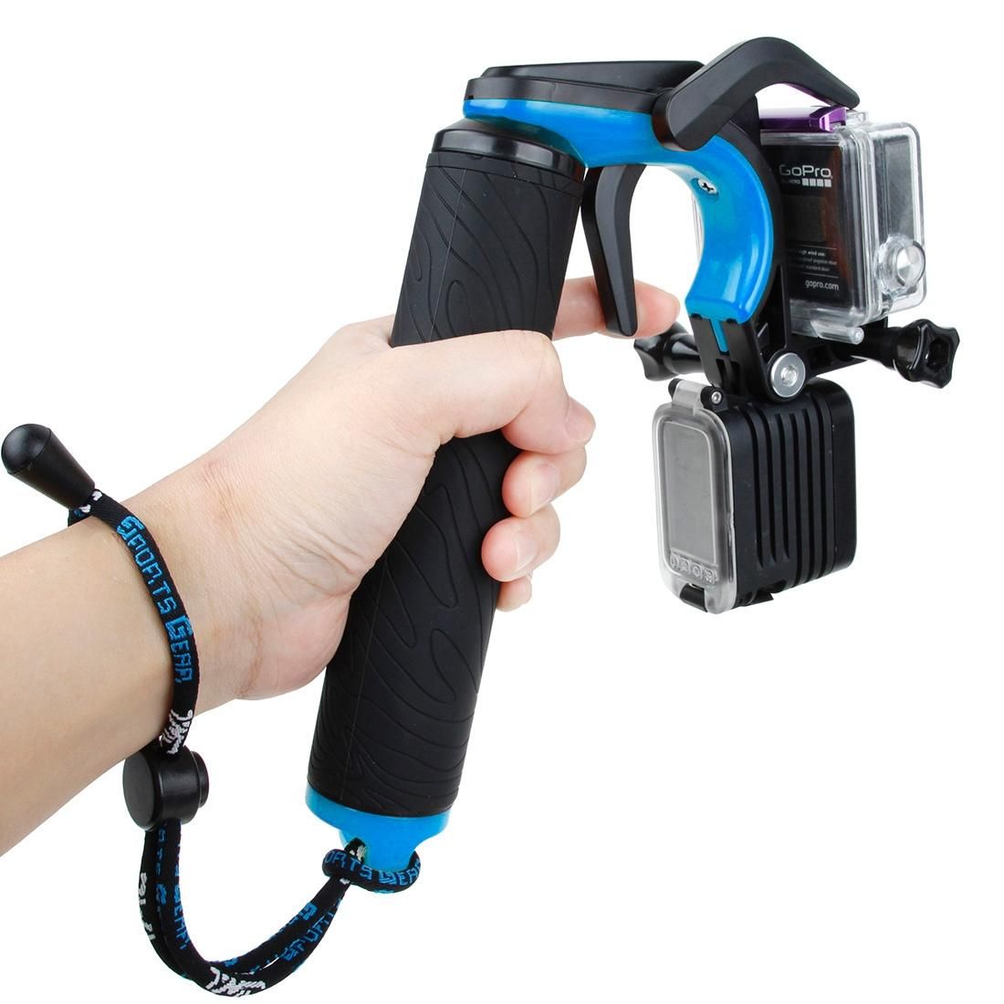 TMC HR391 Shutter Trigger Floating Hand Grip / Diving Surfing Buoyancy Stick with Adjustable Anti-lost Hand Strap for GoPro HERO4 /3+ /3, Xiaomi Xiaoyi Sport Camera (Blue)