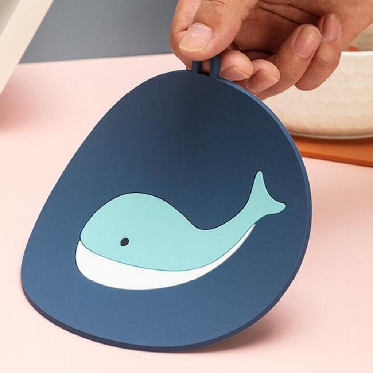 10 PCS Anti-scald and Heat-resistant Placemats Home Waterproof and Oil-proof Table Mats Silicone Coasters, Size:Large, Style:Bunny