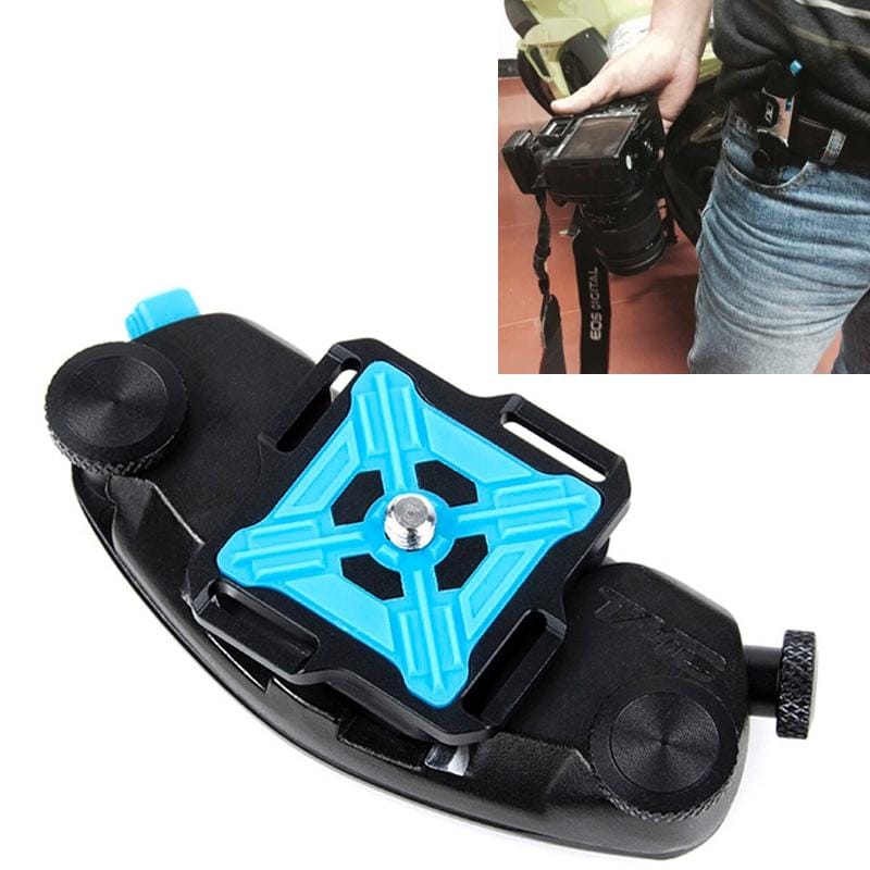 TMC HR249 Universal Strap Buckle SLR Cameras Waist Buckle Hanging Quickdraw for GoPro  NEW HERO /HERO6  / 5 /5 Session /4 /3+ /3 /2 /1