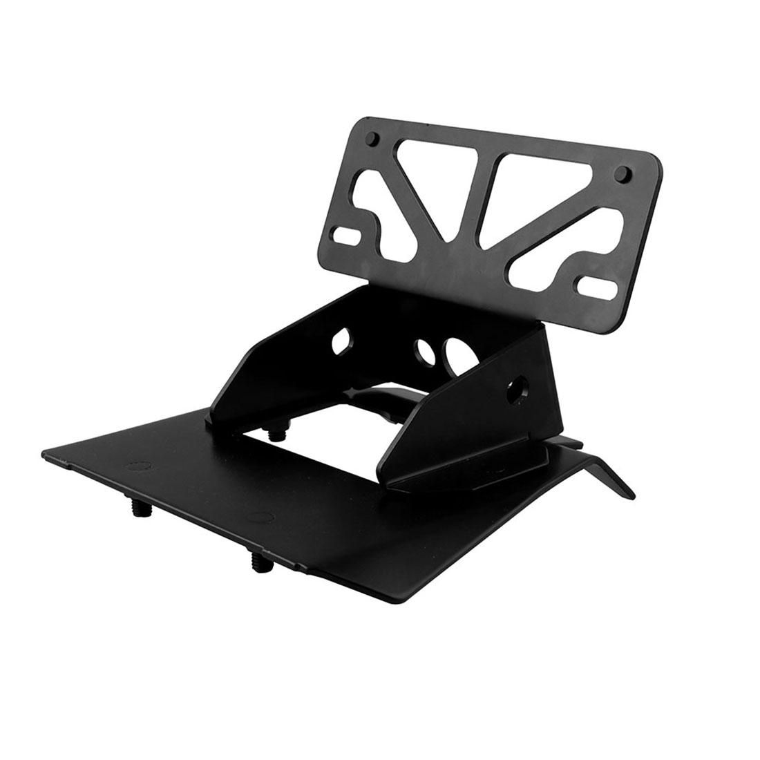 MB-LPF002-BK Motorcycle Modification Accessories Aluminum Alloy License Plate Bracket for Honda Grom / MSX125
