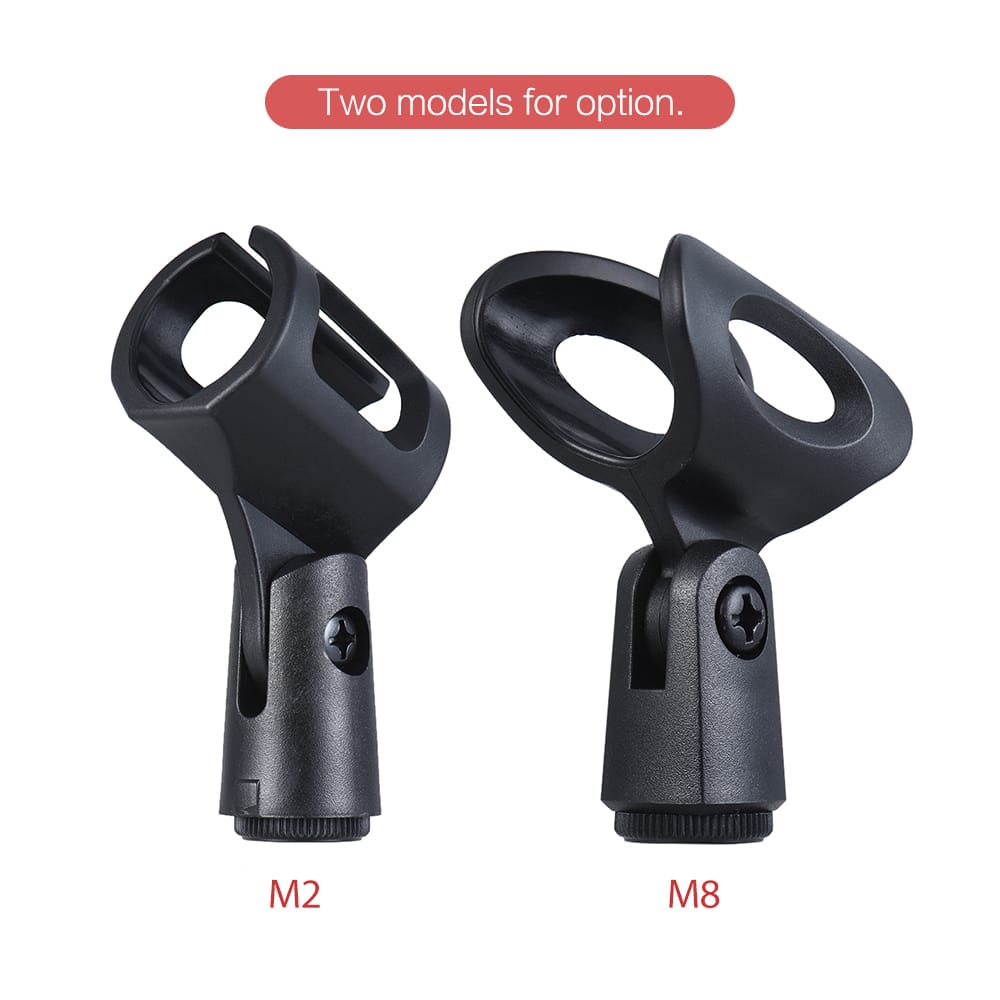 M-2 Plastic Mic Clip Microphone Holder ?28mm 3/8