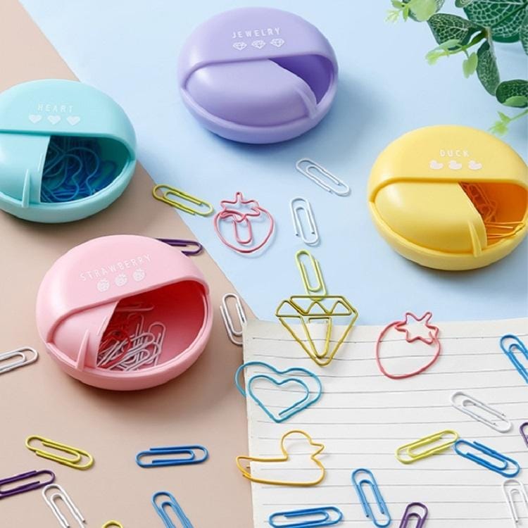 2 PCS Creative Cute Cartoon Paper Clip Colorful Girl Clothes Hanging Paper Clip Hanger Paper Clip (Macaron yellow)